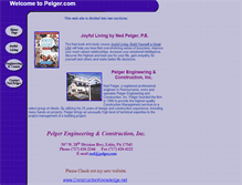 Tablet Screenshot of pelger.com